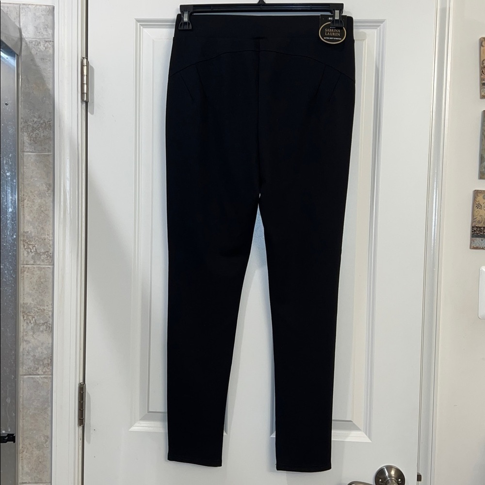 Sabrina Lauren Classic Black Leggings pants - Picture 2 of 6
